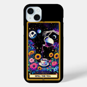 The Spill The Tea Tarot Card iPhone 15 Mini Case