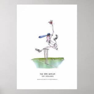 the spin bowler, tony fernandes poster