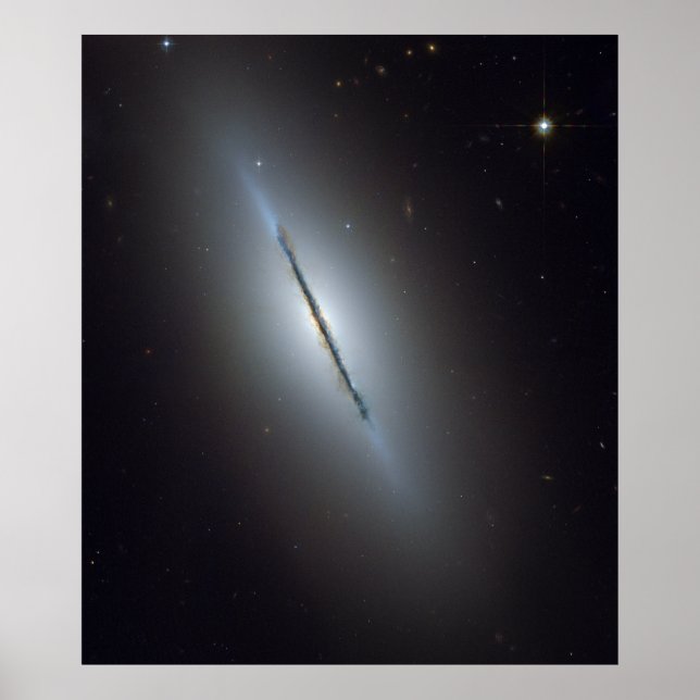 The Spindle Galaxy NGC 5866 Messier 102 Poster (Front)