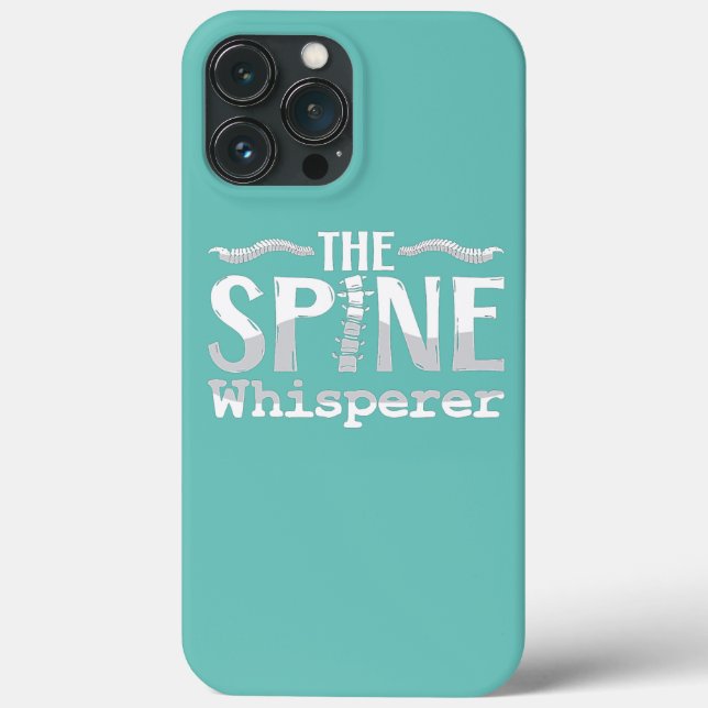 The Spine Whisperer Chiropractic Therapist Case-Mate iPhone Case (Back)