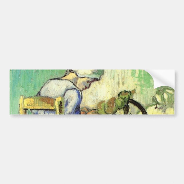 The Spinner by Vincent van Gogh Bumper Sticker (Front)