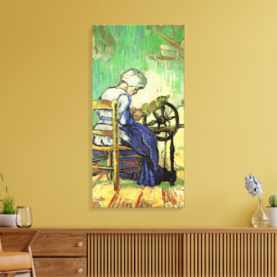 The Spinner by Vincent van Gogh Canvas Print