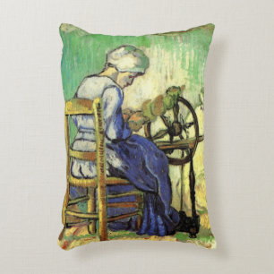 The Spinner by Vincent van Gogh Decorative Cushion