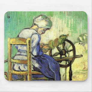The Spinner by Vincent van Gogh Mouse Mat