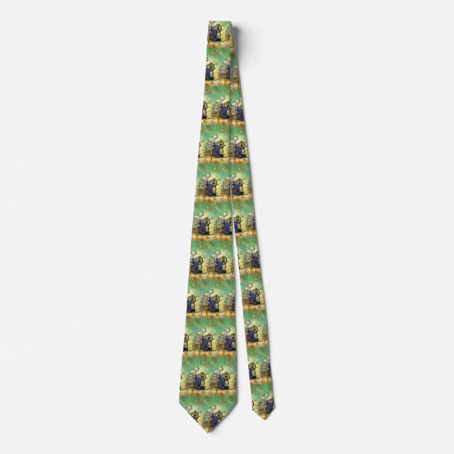 The Spinner by Vincent van Gogh Tie (Front)