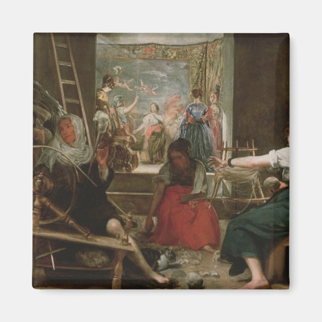 The Spinners, or The Fable of Arachne, 1657 Magnet (Front)