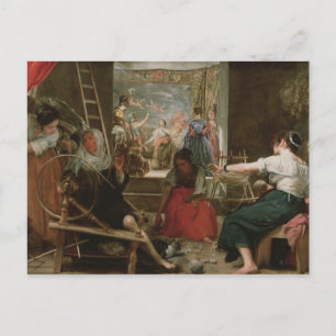 The Spinners, or The Fable of Arachne, 1657 Postcard