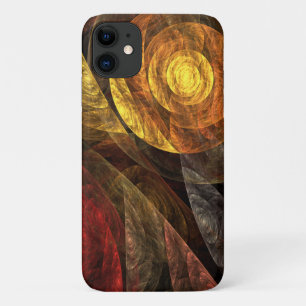 The Spiral of Life Abstract Art iPhone 11 Case