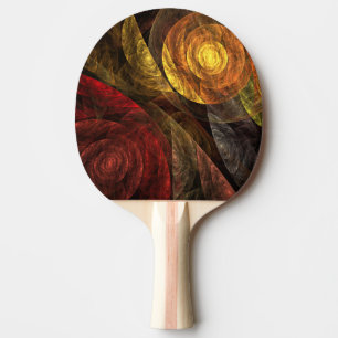 The Spiral of Life Abstract Art Ping Pong Paddle