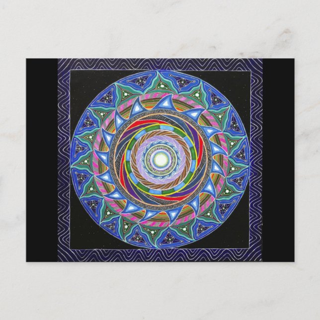 The Spiralling Vortex (postcard) Postcard (Front)