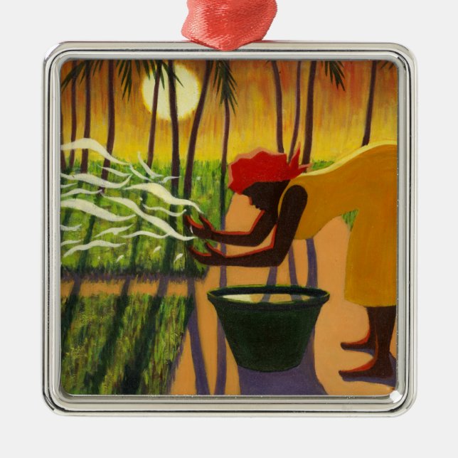 The Spirit Garden 2007 Metal Tree Decoration (Front)