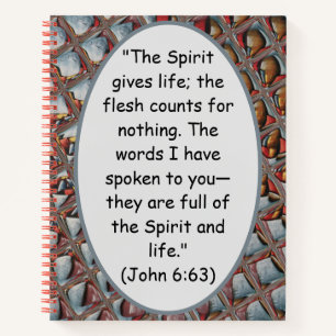The Spirit Gives Life: John 6:63 Scripture Notebook