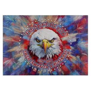 The Spirit Of 1776, 2026 America’s Red Eagle Firew Cutting Board