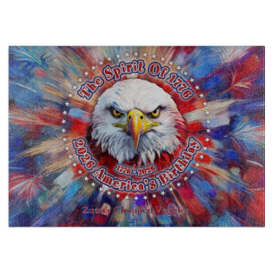 The Spirit Of 1776, 2026 America’s Red Eagle Firew Cutting Board
