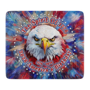 The Spirit Of 1776, 2026 America’s Red Eagle Firew Cutting Board