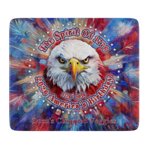 The Spirit Of 1776, 2026 America’s Red Eagle Firew Cutting Board
