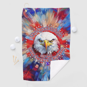 The Spirit Of 1776, 2026 America’s Red Eagle Firew Golf Towel