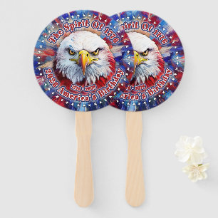 The Spirit Of 1776, 2026 America’s Red Eagle Firew Hand Fan