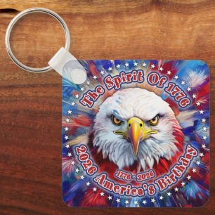 The Spirit Of 1776, 2026 America’s Red Eagle Firew Key Ring