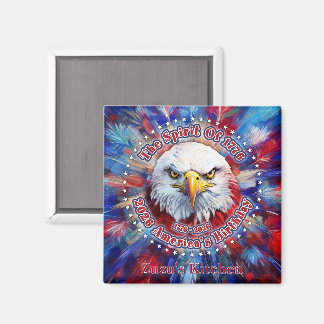 The Spirit Of 1776, 2026 America’s Red Eagle Firew Magnet