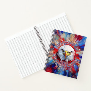The Spirit Of 1776, 2026 America’s Red Eagle Firew Notebook