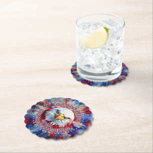 The Spirit Of 1776, 2026 America’s Red Eagle Firew Paper Coaster