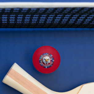 The Spirit Of 1776, 2026 America’s Red Eagle Firew Ping Pong Ball
