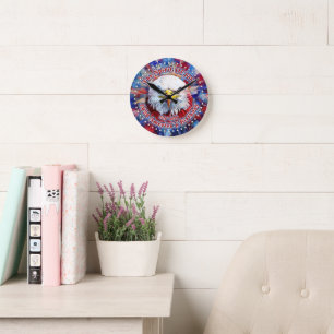 The Spirit Of 1776, 2026 America’s Red Eagle Firew Round Clock