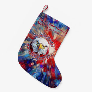 The Spirit Of 1776, 2026 America’s Red Eagle Firew Small Christmas Stocking