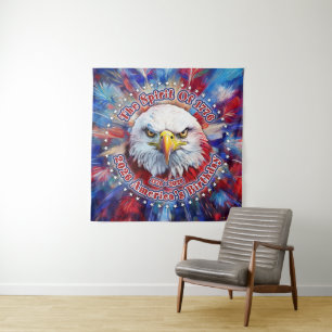 The Spirit Of 1776, 2026 America’s Red Eagle Firew Tapestry
