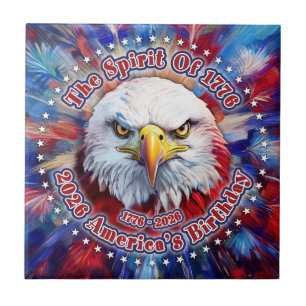 The Spirit Of 1776, 2026 America’s Red Eagle Firew Tile