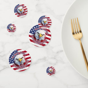 The Spirit Of 1776, 2026 America’s Red Eagle Flag Confetti