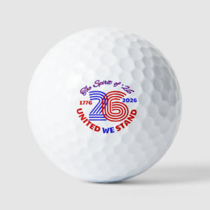 THE SPIRIT OF 26 - UNITED WE STAND GOLF BALLS