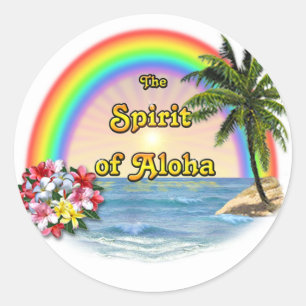 The Spirit of Aloha Classic Round Sticker