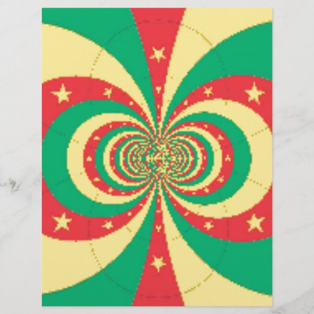 The Spirit of Cameroon: Indomitable Lions Flag Art (Front)