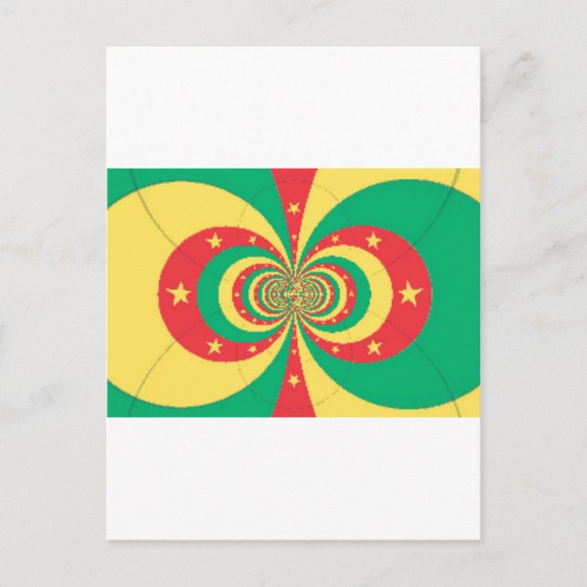 The Spirit of Cameroon: Indomitable Lions Postcard (Front)