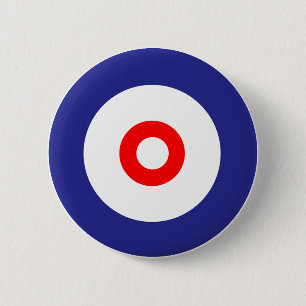 The spirit of Curling 6 Cm Round Badge