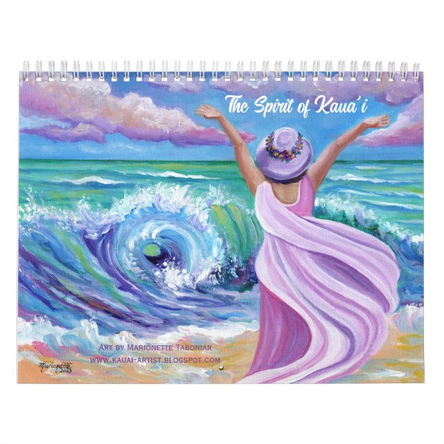 The Spirit of Kauai Hawaii Calendar (Cover)