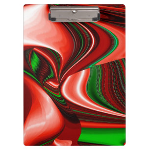 The spirit of Love and Hope Abstract 3D Rainbowart Clipboard