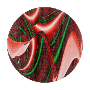 The Spirit of Love and Hope Abstract 3D Rainbowart Cutting Board