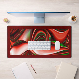 The spirit of Love and Hope Abstract 3D Rainbowart Desk Mat