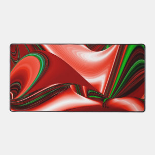 The spirit of Love and Hope Abstract 3D Rainbowart Desk Mat