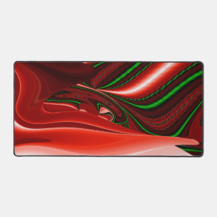The spirit of Love and Hope Abstract 3D Rainbowart Desk Mat