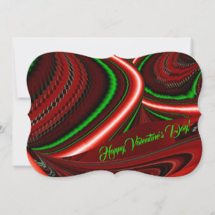 The spirit of Love and Hope Abstract 3D Rainbowart Invitation