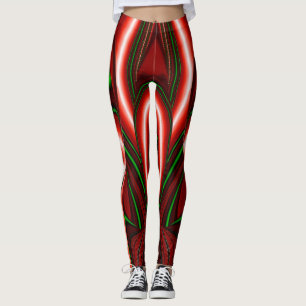 The spirit of Love and Hope Abstract 3D Rainbowart Leggings
