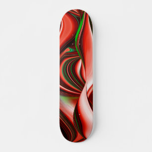 The spirit of Love and Hope Abstract 3D Rainbowart Skateboard