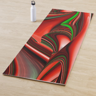 The spirit of Love and Hope Abstract 3D Rainbowart Yoga Mat
