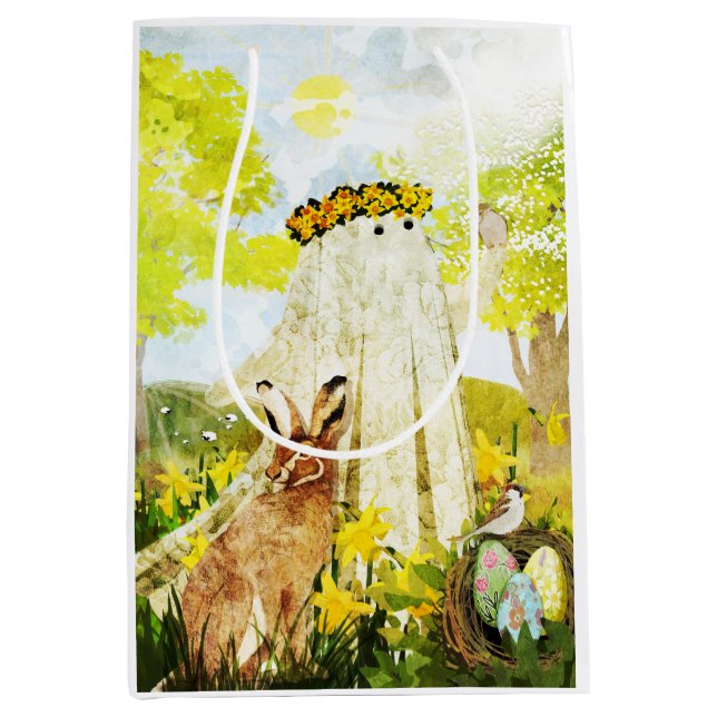 The Spirit of Ostara Medium Gift Bag (Front)