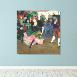 The Spirit of Parisian Cabaret,Dance of Passion Canvas Print