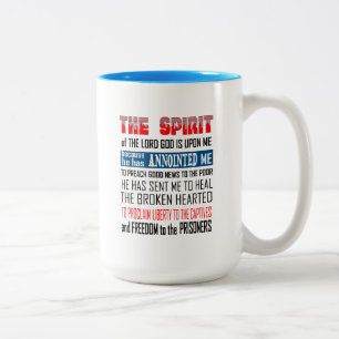 The Spirit Of The Lord God Is Upon Me Coffee Mug